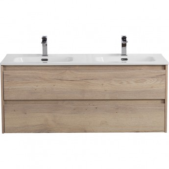 База под раковину подвесная BELBAGNO KRAFT-1200-2C-SO-2-RGB для раковины с двумя чашами, Rovere Galifax Bianco, 1200x460x500 База под раковину подвесная BELBAGNO KRAFT-1200-2C-SO-2-RGB для раковины с двумя чашами, Rovere Galifax Bianco, 1200x460x500