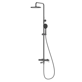 Душевая стойка со смесителем и изливом BELBAGNO DELTA DEL2.0-VSCM