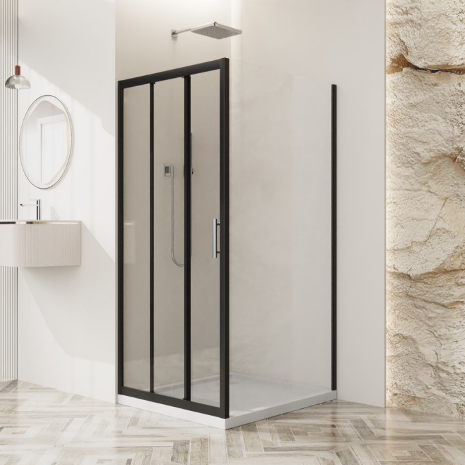 Душевой уголок BELBAGNO UNO-195-AHF-31-100/90-P-Cr