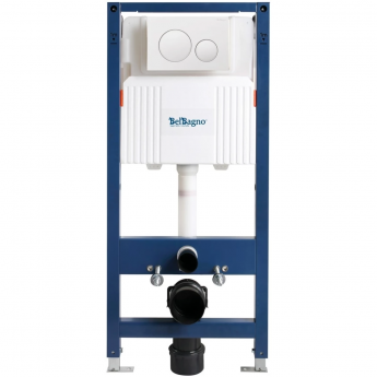 Инсталляция BELBAGNO BB-101-M-BC для подвесного унитаза в комплекте с кнопкой смыва Инсталляция BELBAGNO BB-101-M-BC для подвесного унитаза в комплекте с кнопкой смыва
