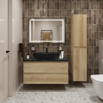 Тумба Rovere Nebrasca Nature 100 см BELBAGNO KRAFT KRAFT100RNN-KEPMNO-1084-H301-SET Тумба Rovere Nebrasca Nature 100 см BELBAGNO KRAFT KRAFT100RNN-KEPMNO-1084-H301-SET