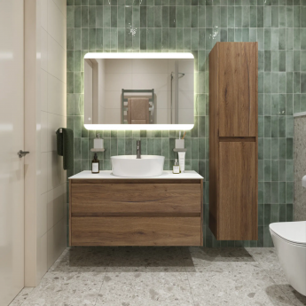 Тумба Rovere Tabacco 80 см BELBAGNO KRAFT KRAFT80RT-KEPBO-1306-SET Тумба Rovere Tabacco 80 см BELBAGNO KRAFT KRAFT80RT-KEPBO-1306-SET