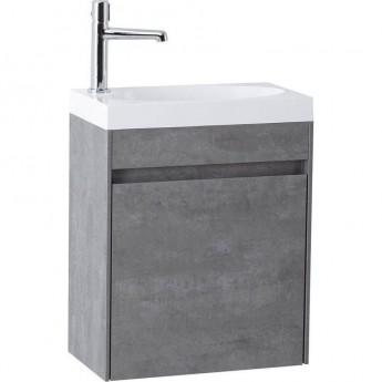 Тумба Stucco Cemento 45,4 см BELBAGNO PIETRA PIETRA MINI-460-1A-SO-SCM-L Тумба Stucco Cemento 45,4 см BELBAGNO PIETRA PIETRA MINI-460-1A-SO-SCM-L