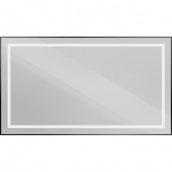 Зеркало BELBAGNO SPC-KRAFT-1400-800-SENS-NERO, 1400x800x32 мм